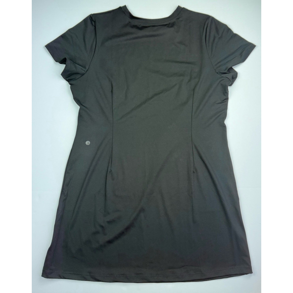 HALARA Round Neck Short Sleeve Solid Mini Casual Tee Shirt Dress Black XL NWOT - Picture 9 of 9